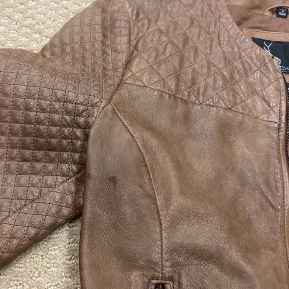 Bod & Christensen Leather Biker Jacket 100% Leather - Picture 5 of 13